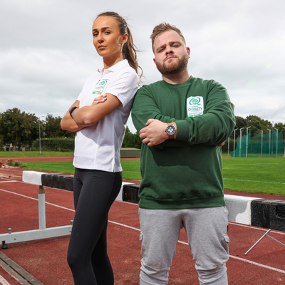 Runny Yolks! Track athlete Sharlene Mawdsley and chef Daniel Lambert are put through their paces to prove that Bord Bia Quality Mark Eggs are hard to beat! 