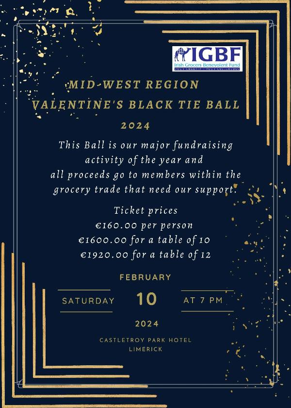 IGBF Mid-West Region Valentine’s Black Tie Ball