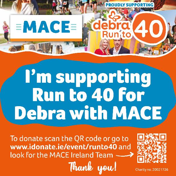 MACE retailers to Run to 40 for Debra