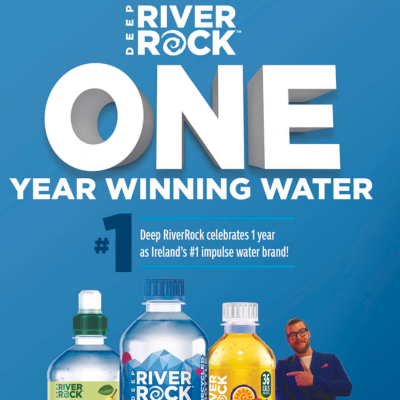 Deep RiverRock Celebrates One Year as Ireland’s Number 1 Impulse Water Brand