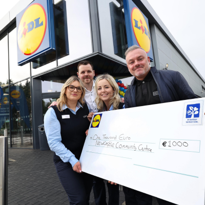 Dublin’s Carla Rowe opens Lidl’s state-of-the-art Newcastle store