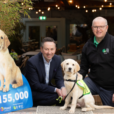 Makes s-cents! Maxol's charity initiative raises €155,000 for guide dog charities in Ireland