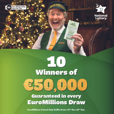 National Lottery launches ‘12 draws of Christmas’ 