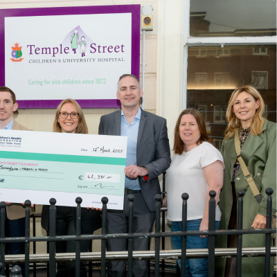 Over €40,000 raised for Children’s Health Foundation by Haleon and Tesco Ireland during recent ‘These Packs Give Back’ campaign 