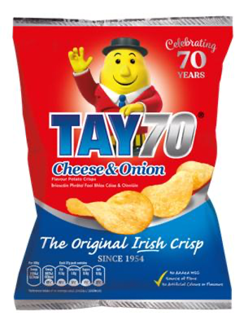 Tayto are celebrating 70 years of the original Irish crisp