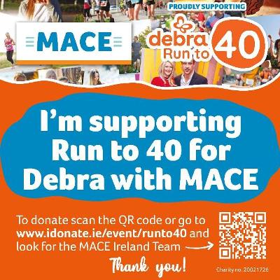 MACE retailers to Run to 40 for Debra