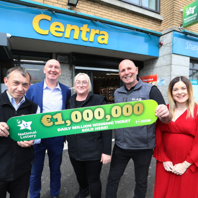 Nan’s Centra named as selling location of Sunday’s Daily Million top prize ticket worth a life-changing €1 million 