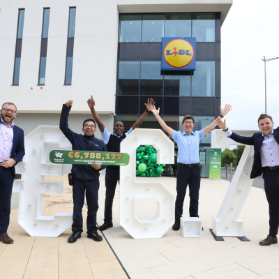 A Lidl Lotto win for Dublin 9 player who scooped €6,788,177 in Saturday night draw