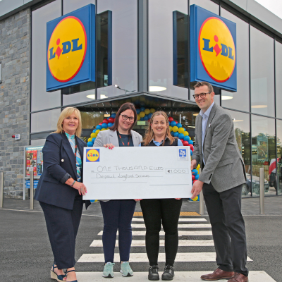 Local LGFA stars officially open Lidl’s brand-new Longford store