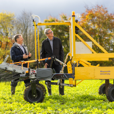 Irish Distillers and Maynooth University partner on an experimental robotics project to support regenerative farming practices within the tillage sector