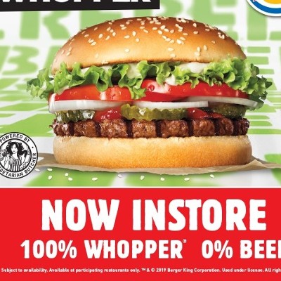 The Rebel Whopper® Plant-based Patty Powered by The Vegetarian Butcher ...