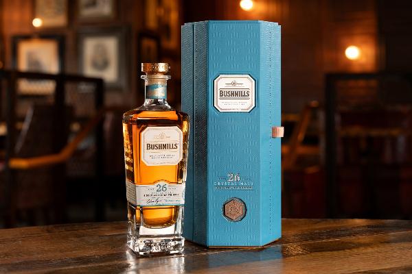 Bushmills releases innovative 26 year old Crystal Malt as permanent addition to luxury prestige single malt collection