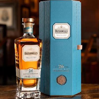 Bushmills releases innovative 26 year old Crystal Malt as permanent addition to luxury prestige single malt collection